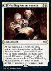Wedding Announcement // Wedding Festivity [Innistrad: Crimson Vow] - MTG Single