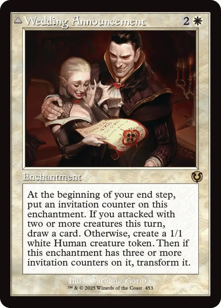 Wedding Announcement // Wedding Festivity (Retro Frame) [Innistrad Remastered] - MTG Single