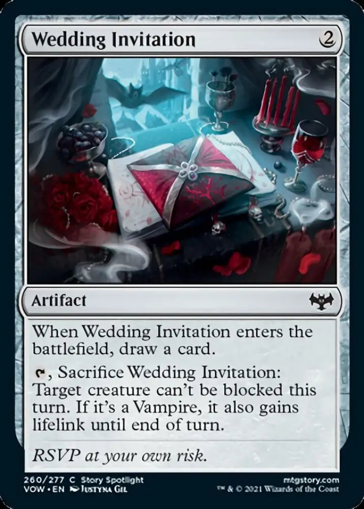 Wedding Invitation [Innistrad: Crimson Vow] - MTG Single