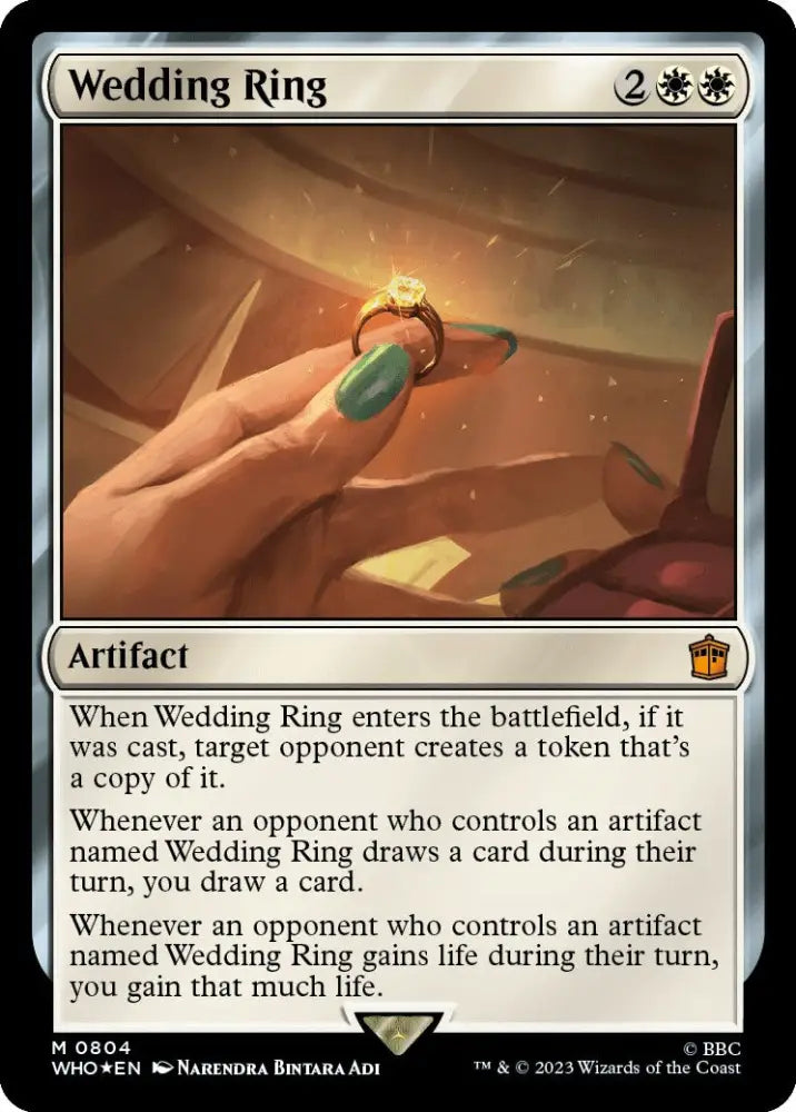 Wedding Ring (Surge Foil) [Doctor Who] - MTG Single
