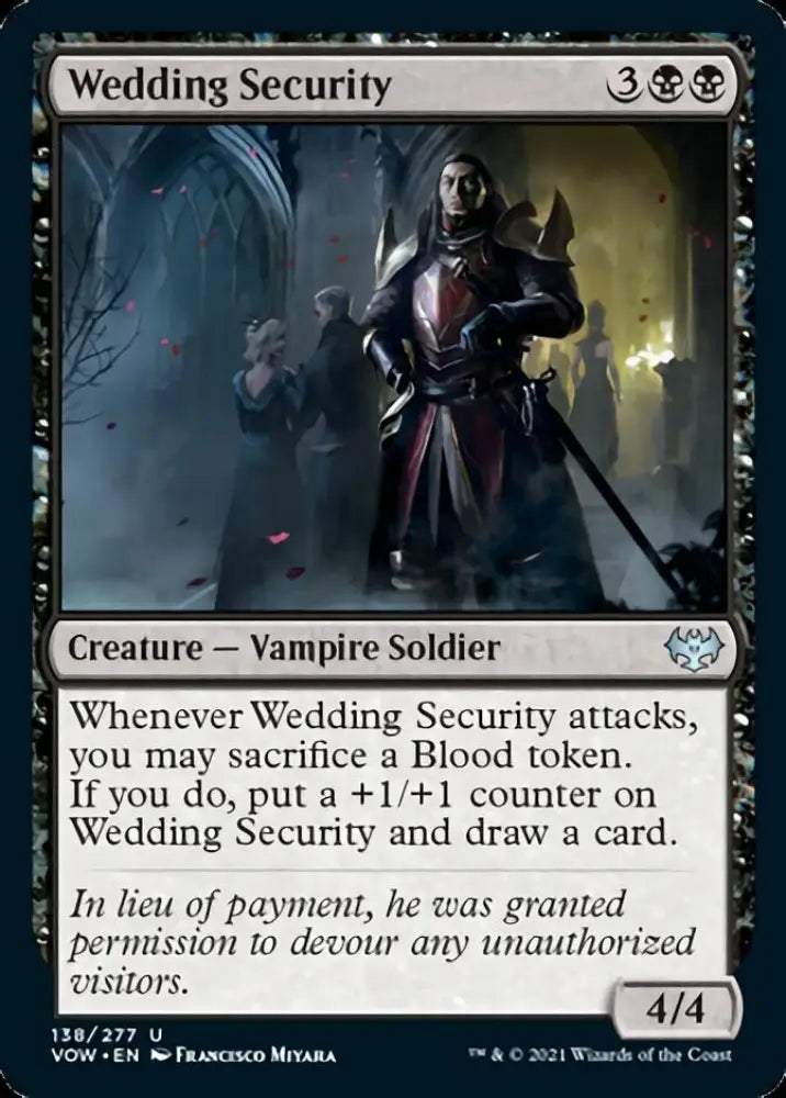 Wedding Security [Innistrad: Crimson Vow] - MTG Single