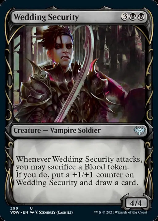 Wedding Security (Showcase Fang Frame) [Innistrad: Crimson Vow] - MTG Single