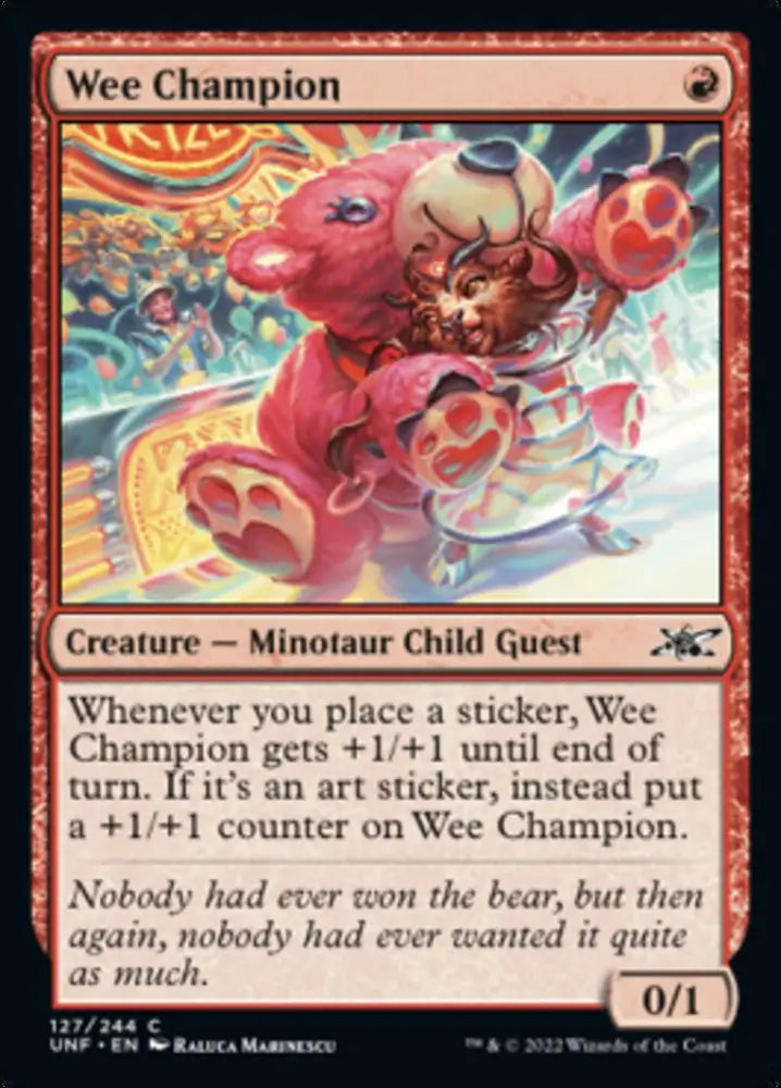 Wee Champion [Unfinity] - MTG Single