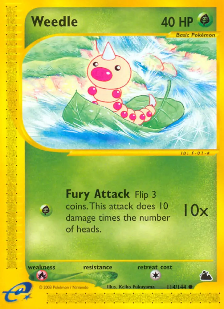Weedle (114/144) [Skyridge] - Pokemon Single