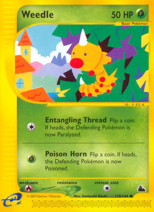 Weedle (115/144) [Skyridge] - Pokemon Single