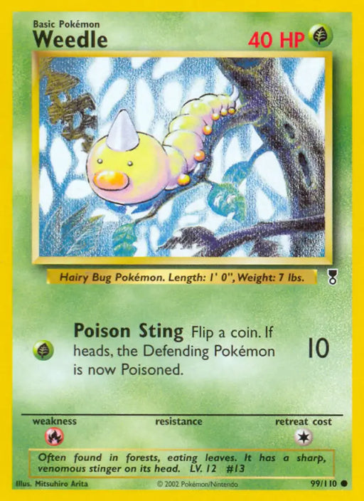 Weedle (99/110) [Legendary Collection] - Pokemon Single