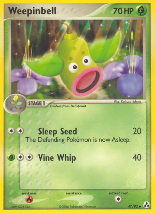 Weepinbell (47/92) [EX: Legend Maker] - Pokemon Single