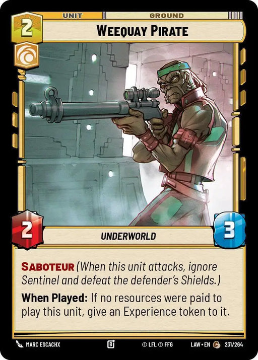 Weequay Pirate (231/264) [A Lawless Time]