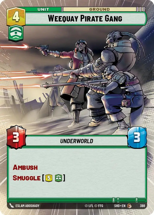 Weequay Pirate Gang (Hyperspace) (388) [Shadows of the Galaxy] - Star Wars: Unlimited Single