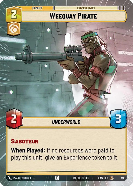 Weequay Pirate (Hyperspace) (495) [A Lawless Time]