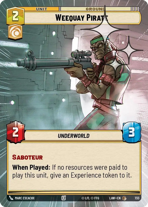 Weequay Pirate (Hyperspace Foil) (733) [A Lawless Time]