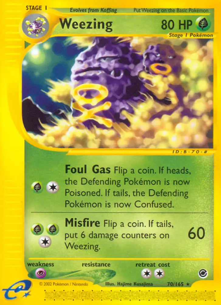 Weezing (70/165) [Expedition: Base Set] - Pokemon Single