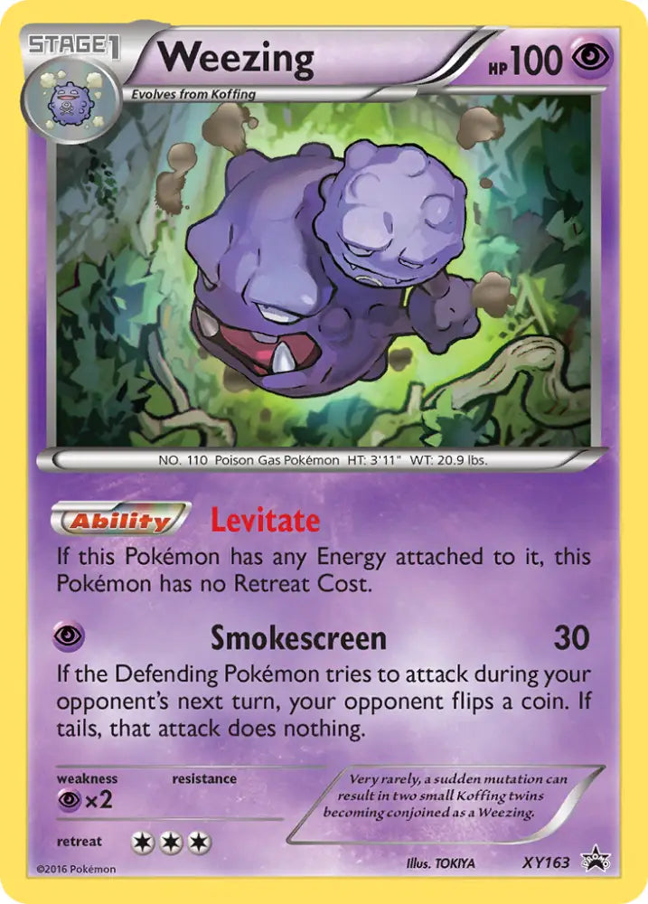 Weezing (XY163) [XY: Black Star Promos] - Pokemon Single