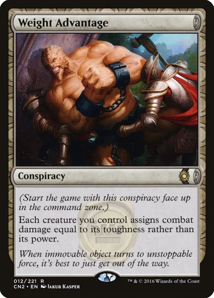 Weight Advantage [Conspiracy: Take the Crown] - MTG Single