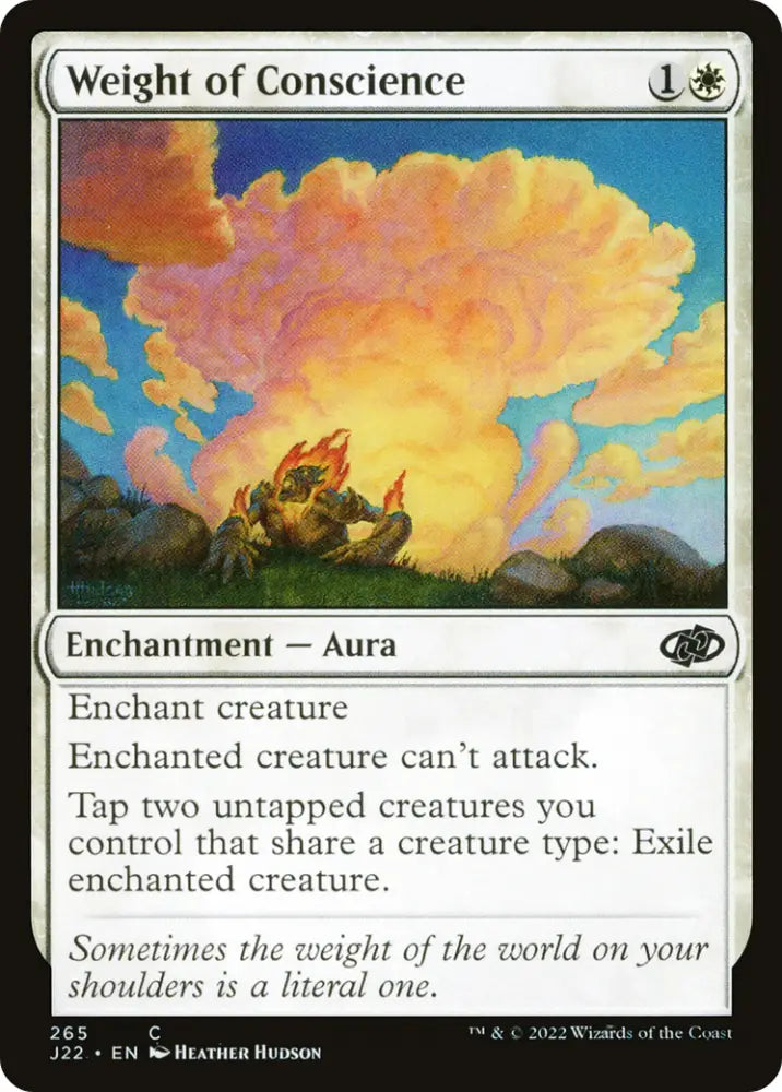 Weight of Conscience [Jumpstart 2022] - MTG Single