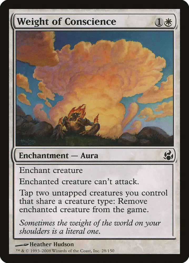 Weight of Conscience [Morningtide] - MTG Single