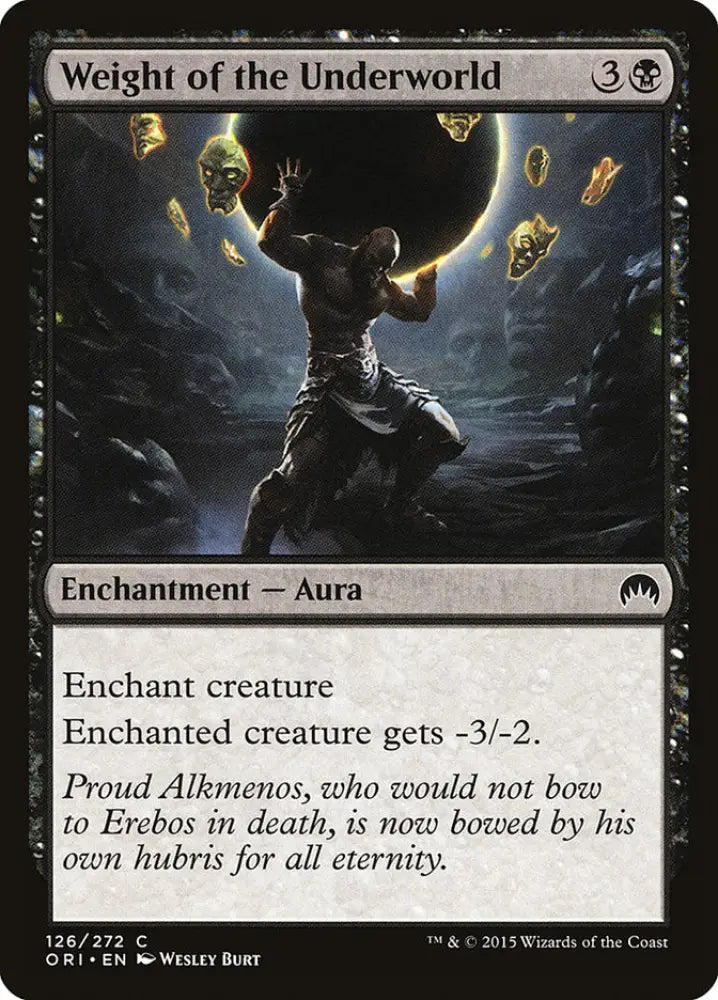 Weight of the Underworld [Magic Origins] - MTG Single