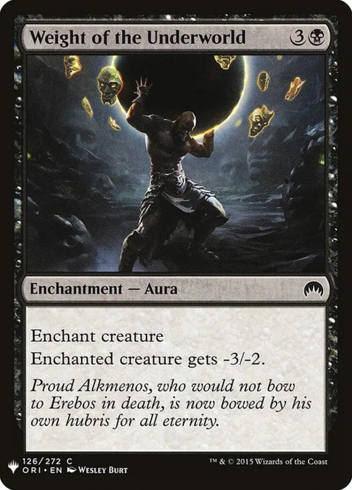 Weight of the Underworld [Mystery Booster] - MTG Single