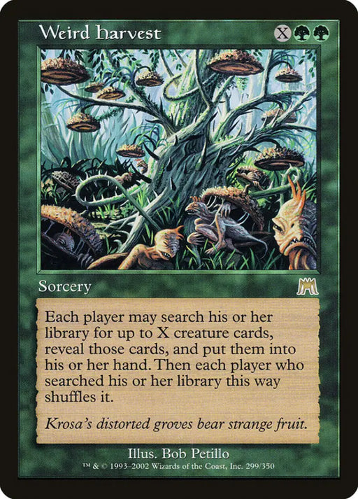 Weird Harvest [Onslaught] - MTG Single