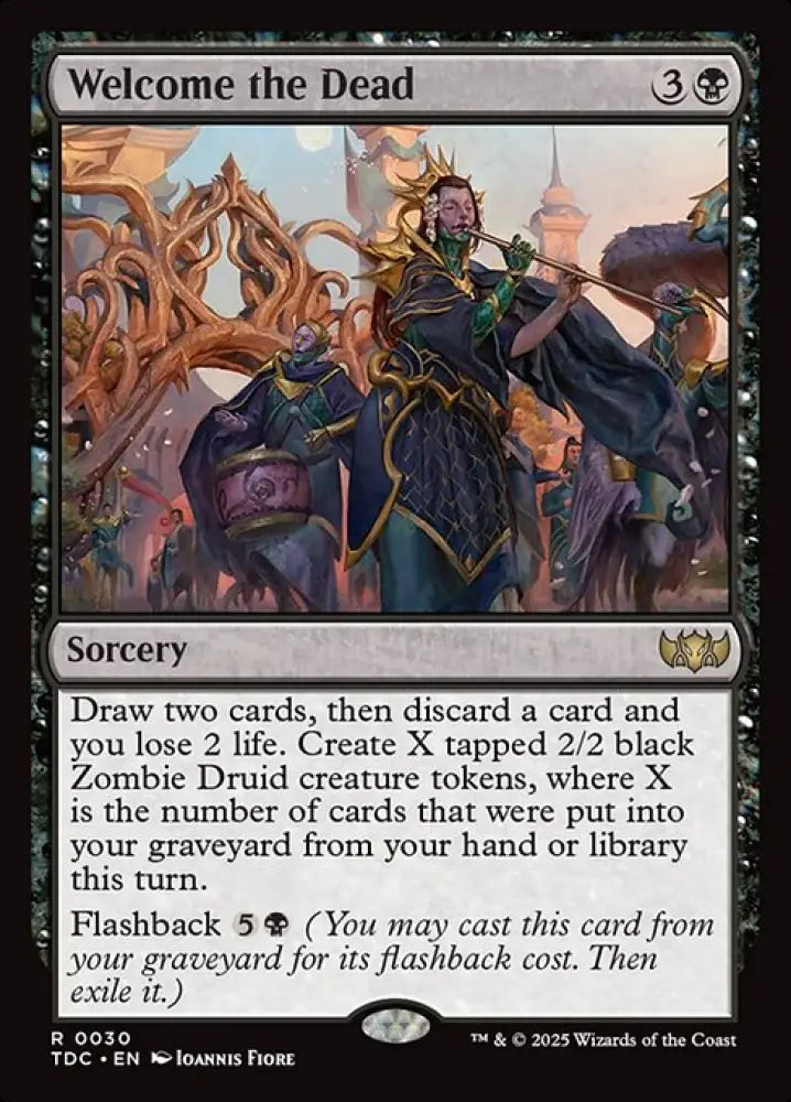 Welcome the Dead (30) [Tarkir: Dragonstorm Commander]