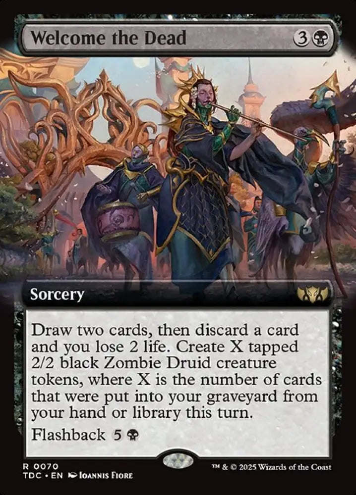 Welcome the Dead (70) [Tarkir: Dragonstorm Commander]