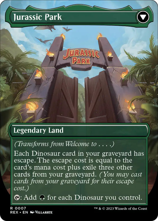 Welcome to... // Jurassic Park [Jurassic World Collection] - MTG Single