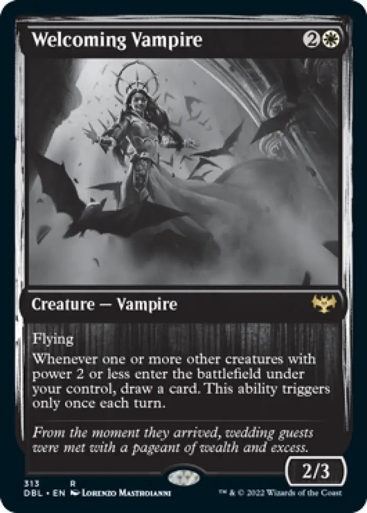 Welcoming Vampire [Innistrad: Double Feature] - MTG Single
