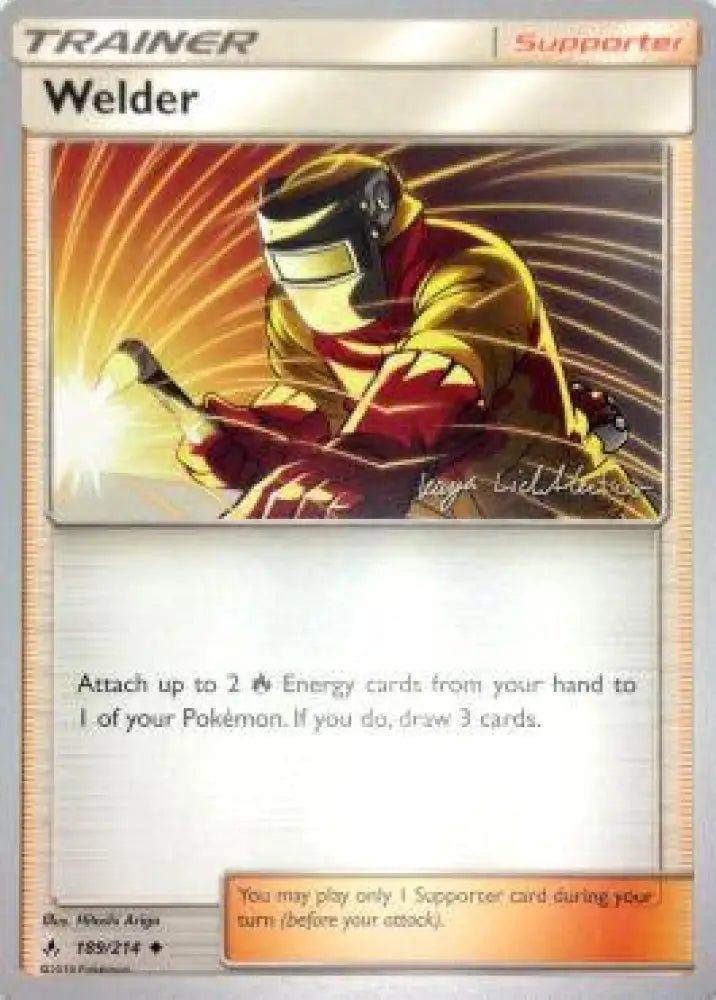 Welder (189/214) (Fire Box - Kaya Lichtleitner) [World Championships 2019] - Pokemon Single