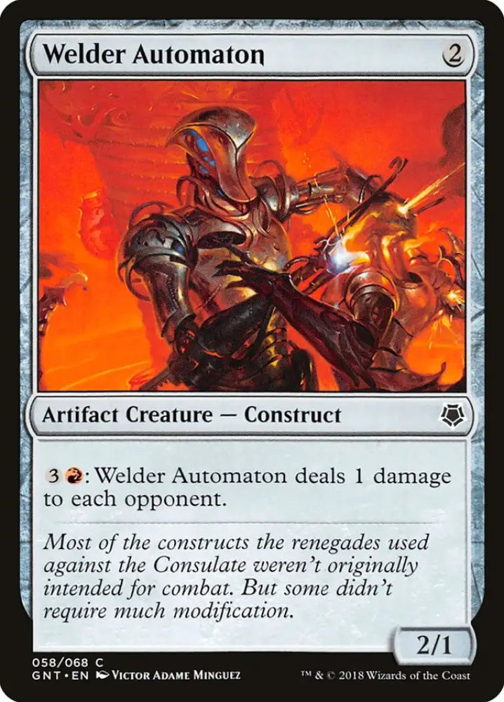 Welder Automaton [Game Night 2018] - MTG Single