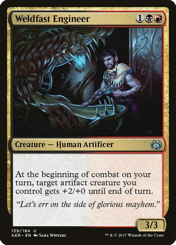 Weldfast Engineer [Aether Revolt] - MTG Single