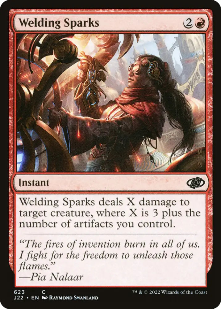 Welding Sparks [Jumpstart 2022] - MTG Single