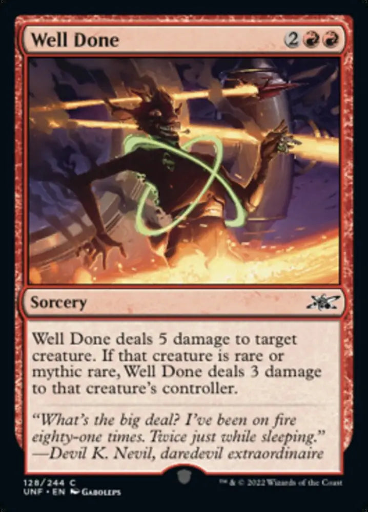 Well Done [Unfinity] - MTG Single