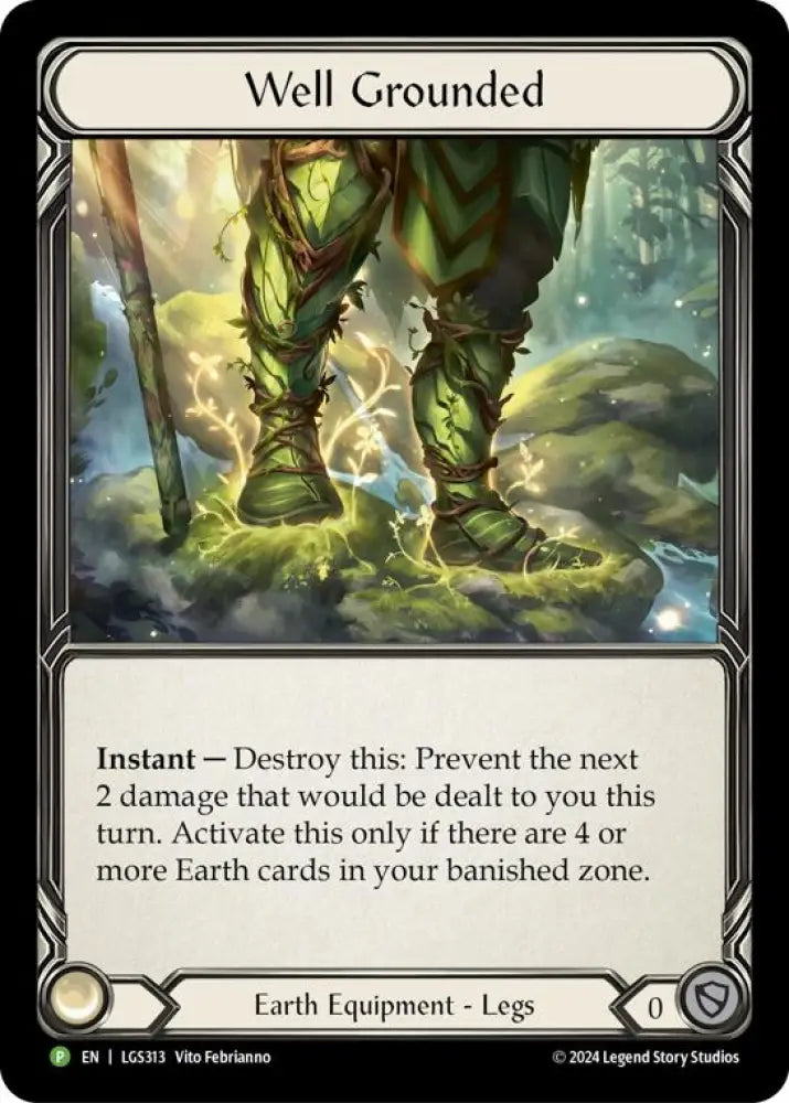 Well Grounded [LGS313] (Promo) Rainbow Foil - Flesh And Blood Single