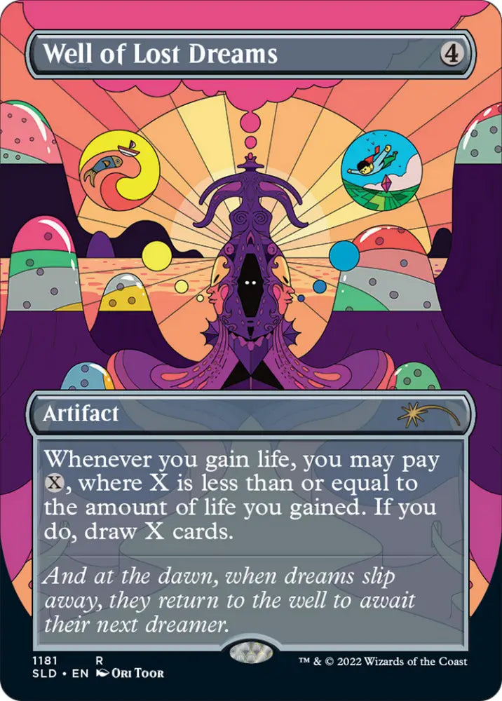 Well of Lost Dreams (1181) (Borderless) [Secret Lair Drop Series] - MTG Single