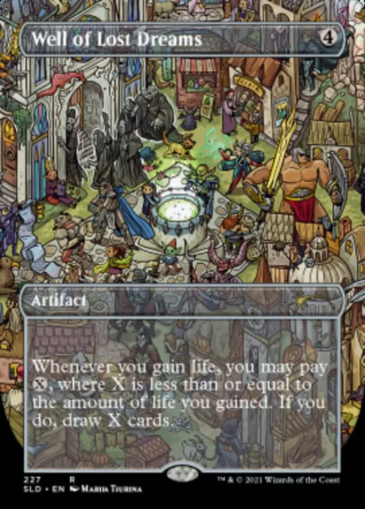 Well of Lost Dreams (227) (Borderless) [Secret Lair Drop Series] - MTG Single