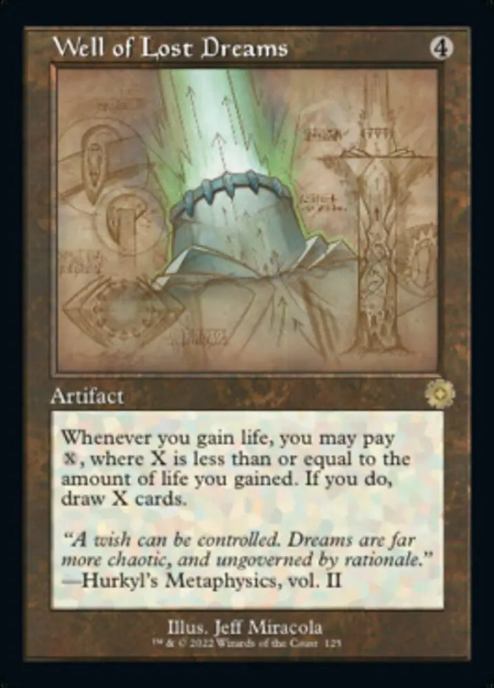 Well of Lost Dreams (Retro Schematic) [The Brothers’ War Retro Artifacts] - MTG Single