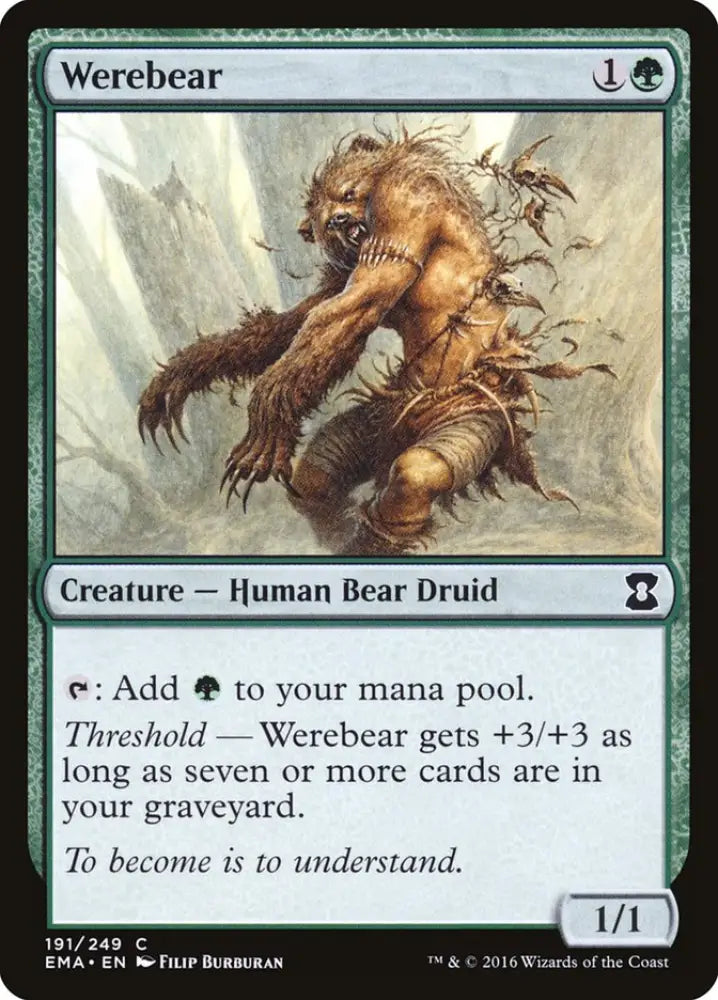Werebear [Eternal Masters] - MTG Single