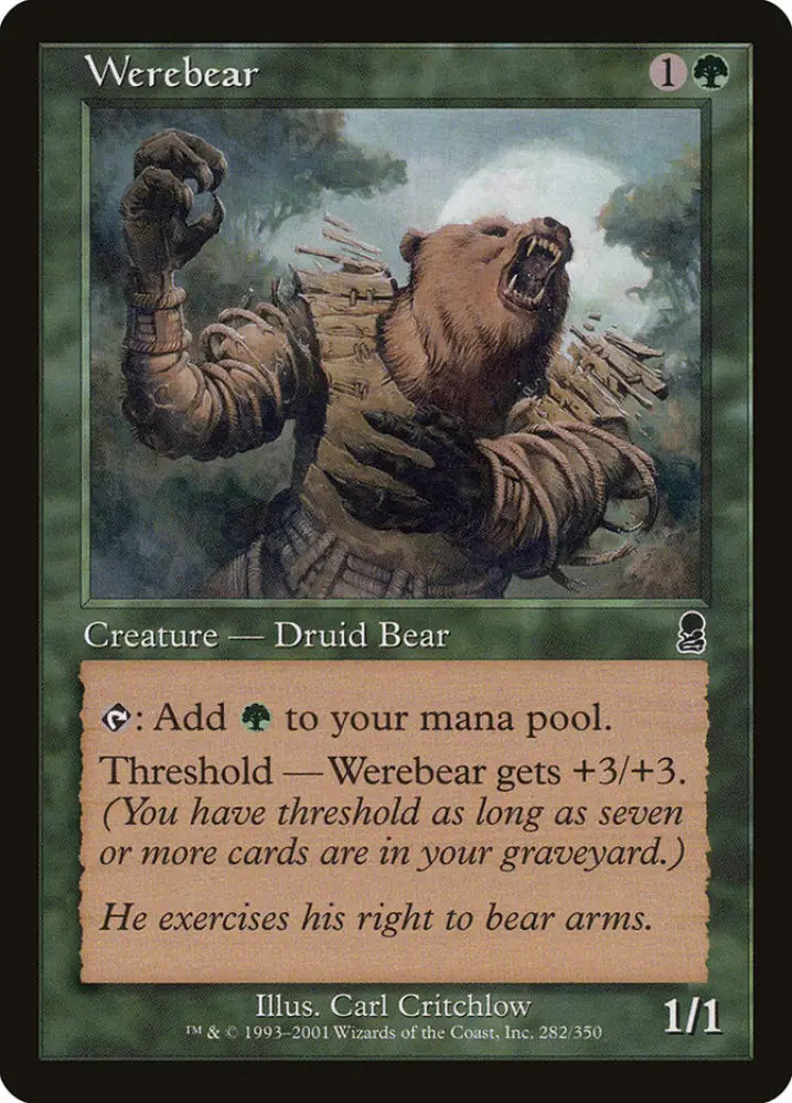 Werebear [Odyssey] - MTG Single