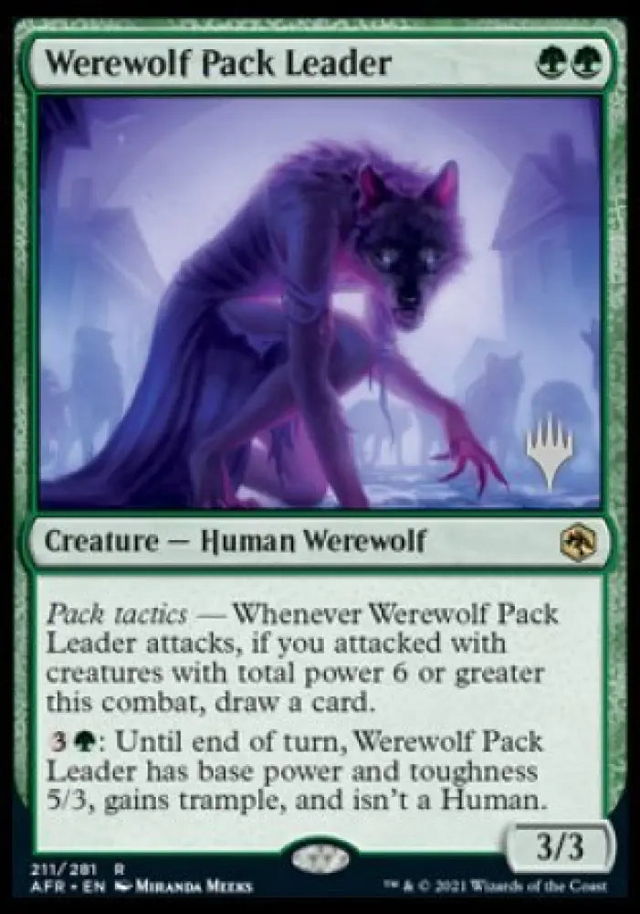 Werewolf Pack Leader (Promo Pack) [Dungeons & Dragons: Adventures in the Forgotten Realms Promos] - MTG Single