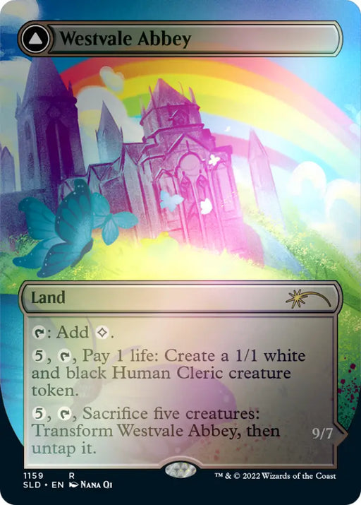 Westvale Abbey // Ormendahl Profane Prince (Borderless) [Secret Lair: From Cute to Brute] - MTG Single