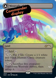 Westvale Abbey // Ormendahl Profane Prince (Display Commander) (Borderless) [Secret Lair: From Cute to Brute] - MTG