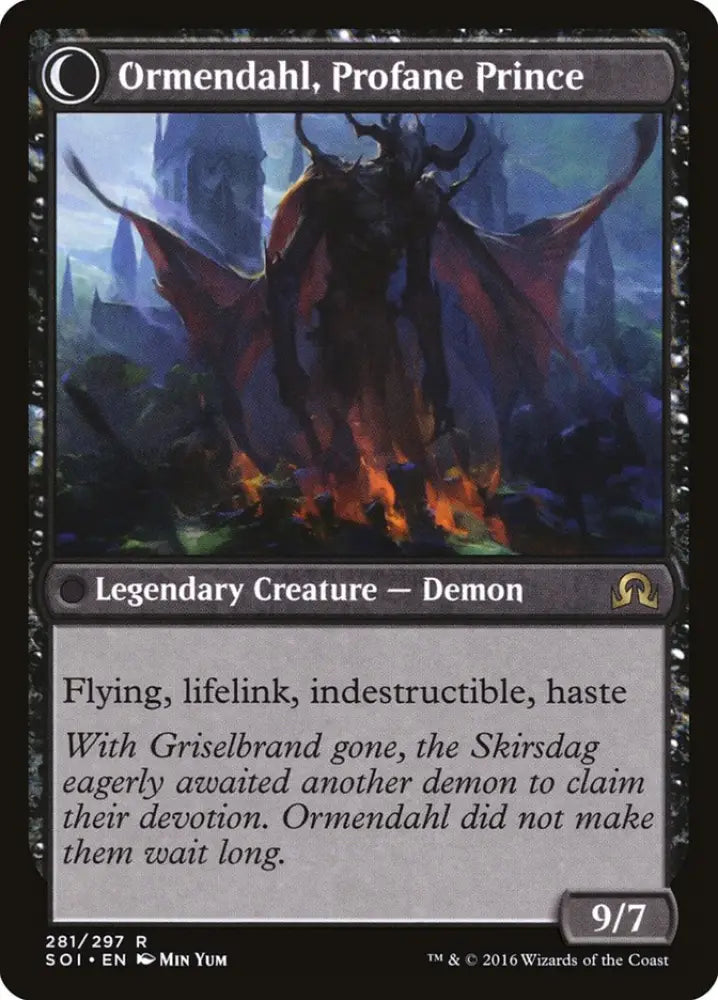 Westvale Abbey // Ormendahl Profane Prince [Shadows over Innistrad] - MTG Single