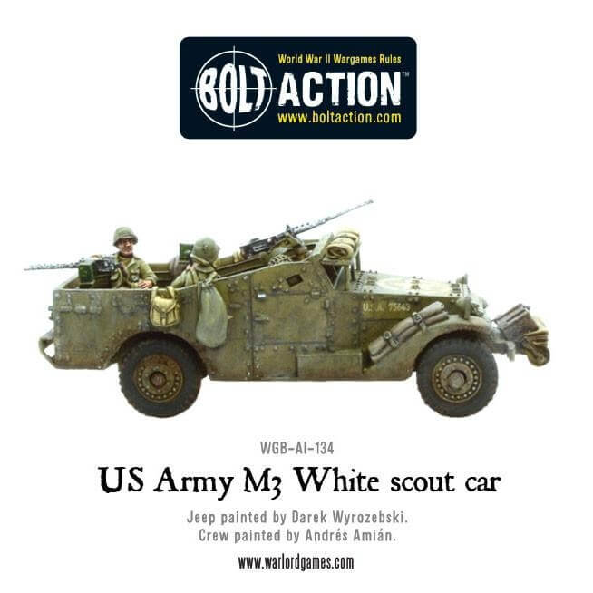 Bolt Action: US Army M3 White Scout Car (Preorder)