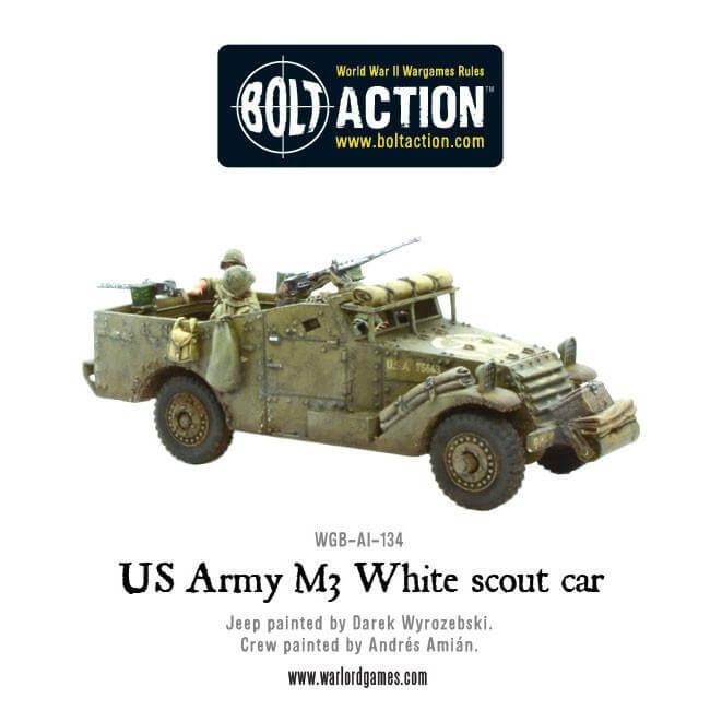 Bolt Action: US Army M3 White Scout Car (Preorder)