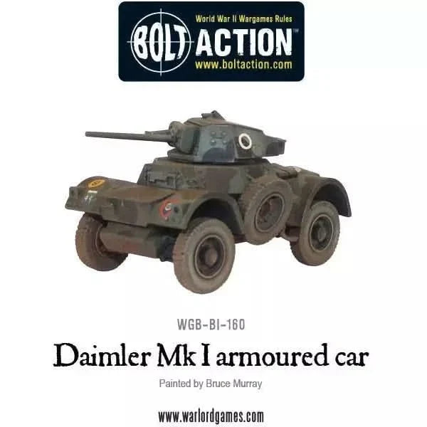 Bolt Action : Daimler Armoured Car Mk 1 (Précommande)