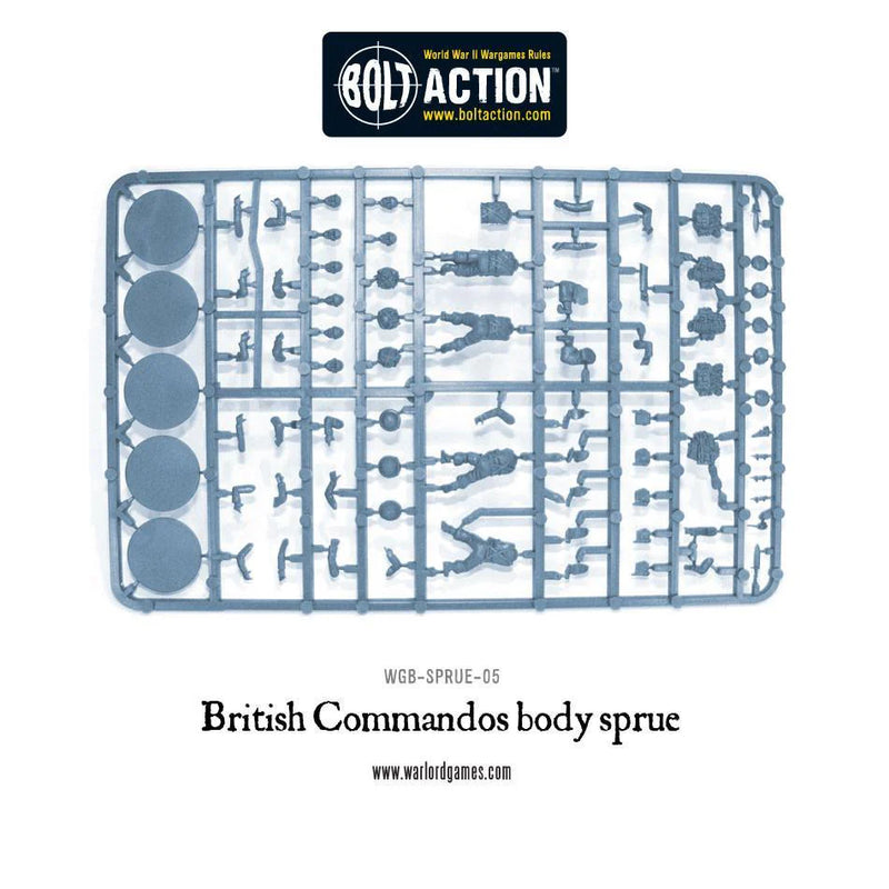 Bolt Action : Grappe De Commandos Britanniques (Précommande)