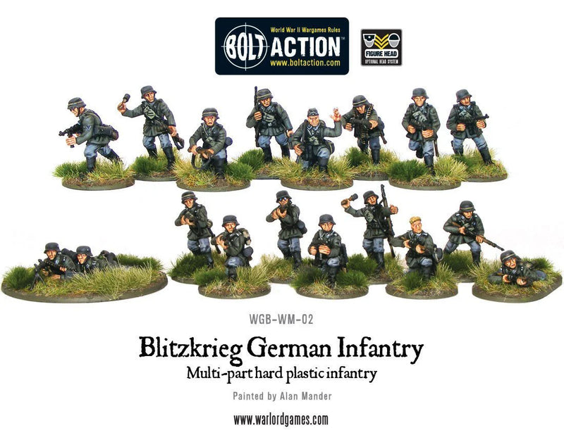 Bolt Action: Blitzkrieg German Infantry Plastic Boxed Set (EN)