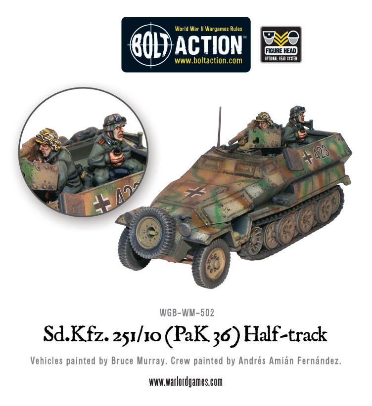 Bolt Action: Sd.Kfz 251/10 (PaK 36) Half-Track (EN)