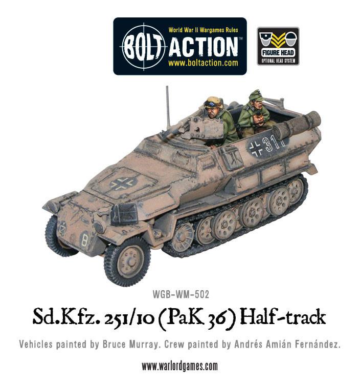 Bolt Action: Sd.Kfz 251/10 (PaK 36) Half-Track (EN)
