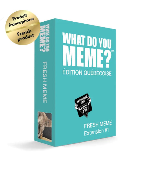 What Do You Meme ? Fresh Meme Extension #1 - Édition Québécoise - FR - Board Games